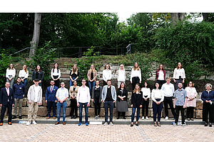 Gruppenfoto der neuen Auszubildenden 2021