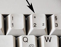 Anführungszeichen-Taste