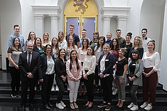 Gruppenfoto mit den neuen Nachwuchskräften