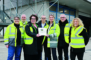 Gruppenfoto von der Übergabe