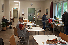 Blick in die Tagesaufenthaltsstätte des Diakonischen Werks des Kirchenkreises Schwalm-Eder