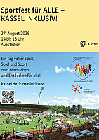 Plakat Sportfest für ALLE - Kassel inklusiv!