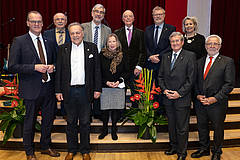 Gruppenfoto bei der Ehrung