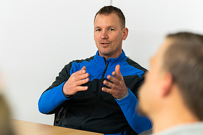 Stephan Waßmuth mit Simon Schmidthöfer