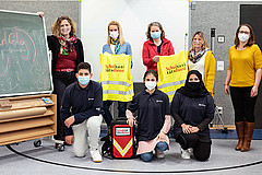 Gruppenbild mit den Mitwirkenden des Pilotprojektes