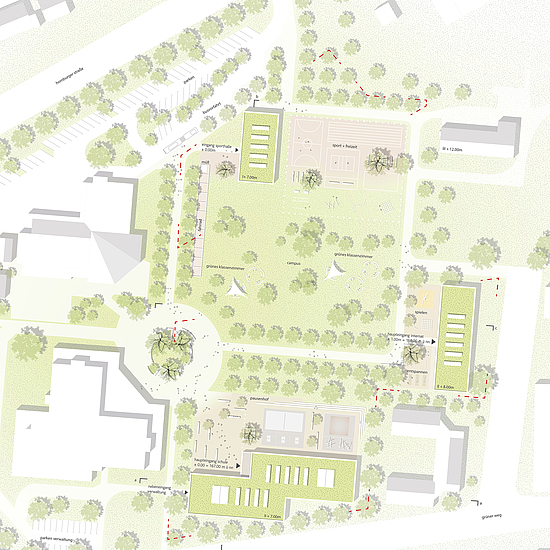 Lageplan: Jens Wittfoht Architekten, Stuttgart