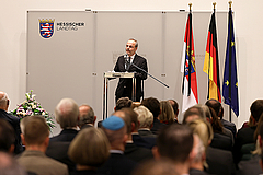 Dr. Felix Klein bei seiner Gedenkrede