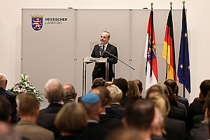 Dr. Felix Klein bei seiner Gedenkrede