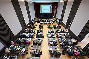 Blick in eine Plenarsitzung der Verbandsversammlung des Landeswohlfahrtsverbandes (LWV) Hessen