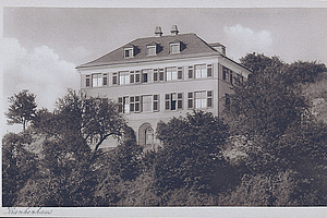 Kalmenhof-Krankenhaus auf einer Postkarte um 1930